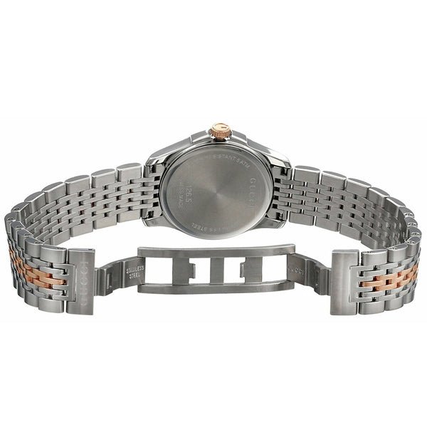  Shop Authentic Gucci G Timeless Black Dial Two Tone Steel Strap Watch For Women - YA126512 - Luxxuri