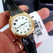  Shop Authentic Marc Jacobs Mandy White Dial Black Leather Strap Watch for Women - MJ1564 - Luxxuri