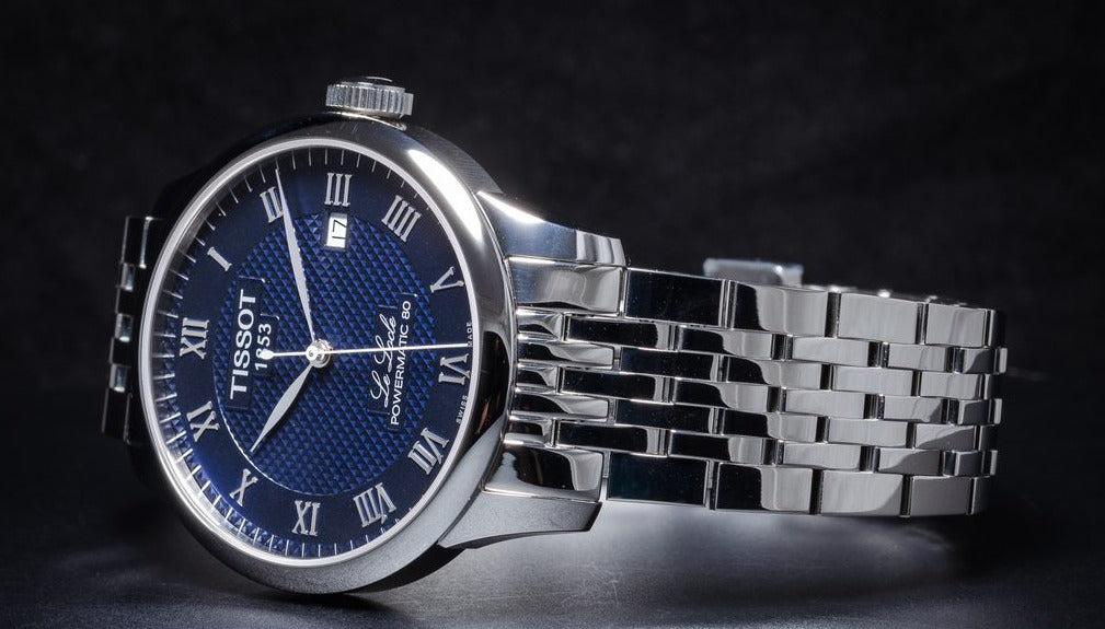  Shop Authentic Tissot Le Locle Powermatic 80 Blue Dial Silver Steel Strap Watch For Men - T006.407.11.043.00 - Luxxuri