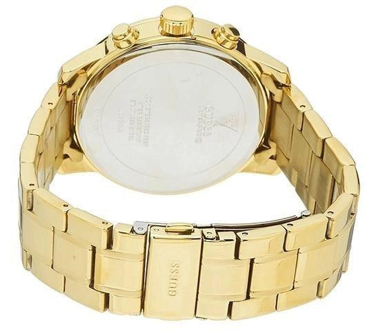  Shop Authentic Guess Mini Sunrise Quartz Blue Dial Gold Steel Strap Watch For Women - W0448L6 - Luxxuri