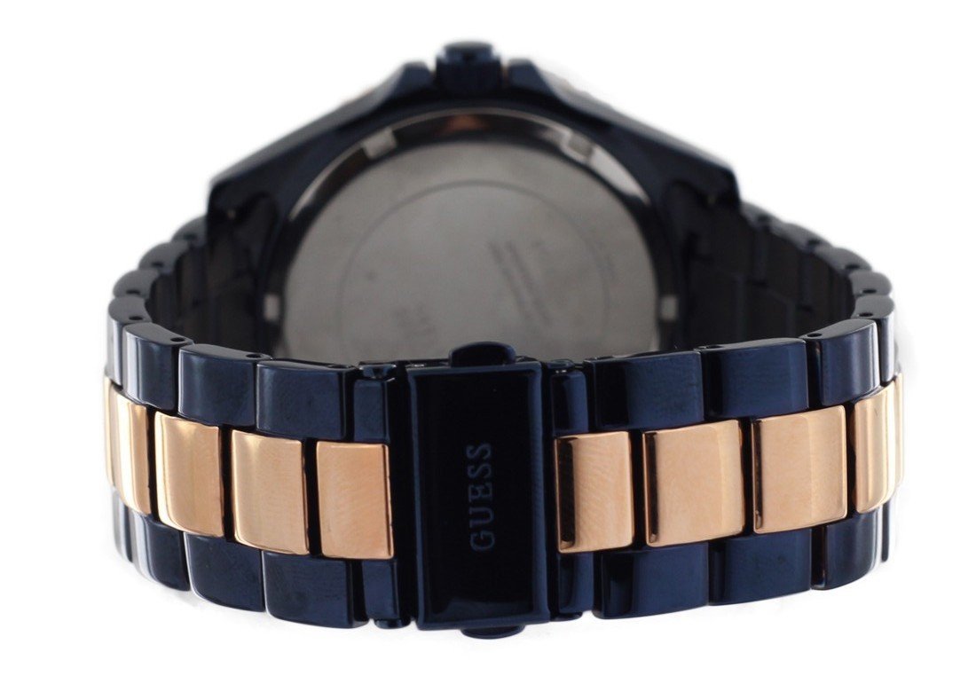  Shop Authentic Guess BFF Multifunction Blue Dial Two Tone Steel Strap Watch for Women - W0231L6 - Luxxuri