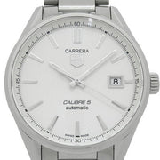  Shop Authentic Tag Heuer Carrera Automatic Caliber 5 White Dial Silver Steel Strap Watch for Men - WAR211B.BA0782 - Luxxuri