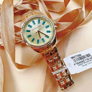  Shop Authentic Michael Kors Mini Pilot Quartz Gold Dial Gold Steel Strap Watch For Women - MK7366 - Luxxuri