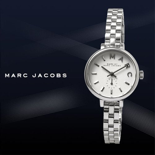  Shop Authentic Marc Jacobs Sally White Dial Silver Steel Strap Watch for Women - MBM8642 - Luxxuri