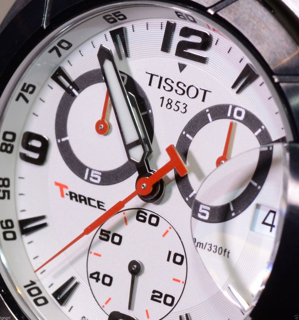  Shop Authentic Tissot T Race Chronograph White Dial Black Rubber Strap Watch for Men - T048.417.27.037.00 - Luxxuri