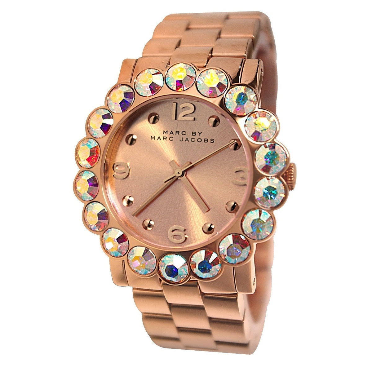  Shop Authentic Marc Jacobs Amy Rose Gold Dial Rose Gold Steel Strap Watch for Women - MBM3223 - Luxxuri