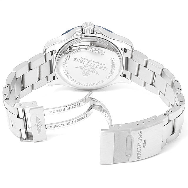  Shop Authentic Breitling Superocean 44mm Special Blue Dial Silver Steel Strap Watch for Men - Y17393161C1A1 - Luxxuri