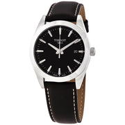  Shop Authentic Tissot Gentleman Black Dial Black Leather Strap Watch For Men - T127.410.16.051.00 - Luxxuri