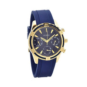  Shop Authentic Guess Catalina Blue Gold Tone Blue Silicone Strap Watch For Women - W0562L2 - Luxxuri