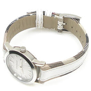  Shop Authentic Burberry Heritage Nova Heritage White Dial Leather Strap Watch for Women - BU1395 - Luxxuri