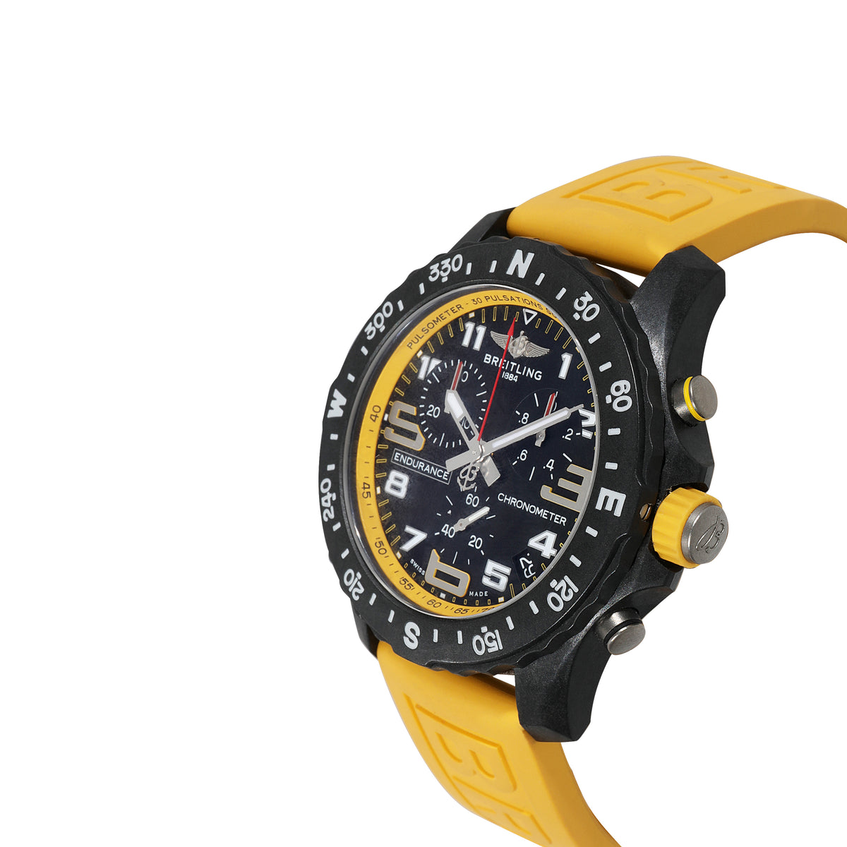  Shop Authentic Breitling Endurance Pro Black Dial Yellow Rubber Strap Watch for Men - X82310A41B1S1 - Luxxuri