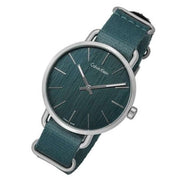 Shop Authentic Calvin Klein Even Green Dial Green NATO Strap Watch for Men - K7B211WL - Luxxuri