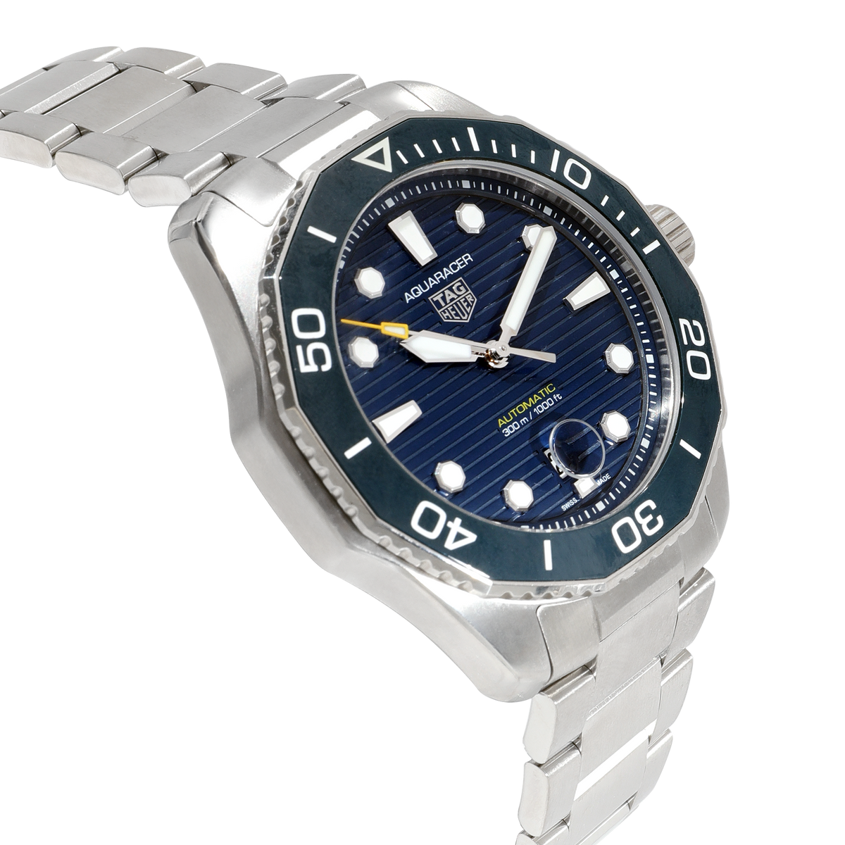  Shop Authentic Tag Heuer Aquaracer Professional 300 Automatic Blue Dial Silver Steel Strap Watch for Men - WBP201B.BA0632 - Luxxuri