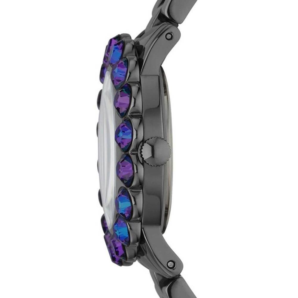 Shop Authentic Marc Jacobs Amy Purple Dial Black Steel Strap Watch for Women - MBM3224 - Luxxuri