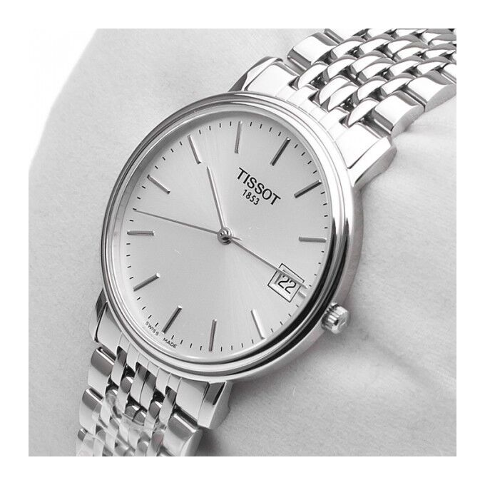  Shop Authentic Tissot T Classic Desire White Dial Silver Steel Strap Watch for Women - T52.1.281.31 - Luxxuri