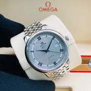  Shop Authentic Omega De Ville Prestige Co-Axial Rhodium Silver Dial Silver Steel Strap Watch for Men - 424.10.40.20.02.001 - Luxxuri