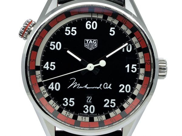  Shop Authentic Tag Heuer Carrera Muhammad Ali Black Dial Watch for Men - WAR2A11.FC6337 - Luxxuri