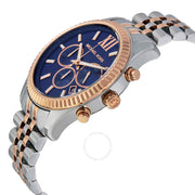  Shop Authentic Michael Kors Lexington Blue Dial Two Tone Steel Strap Watch for Men - MK8412 - Luxxuri