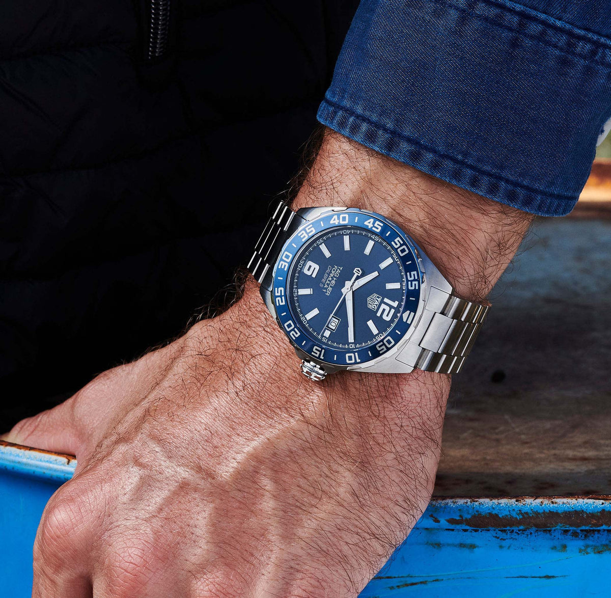  Shop Authentic Tag Heuer Formula 1 Blue Dial Watch for Men - WAZ2015.BA0842 - Luxxuri