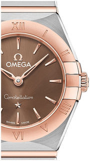  Shop Authentic Omega Constellation Quartz Brown Dial Silver Steel Strap Watch for Women - 131.20.25.60.13.001 - Luxxuri