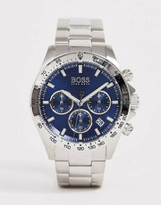  Shop Authentic Hugo Boss Hero Sport Blue Dial Silver Steel Strap Watch for Men - 1513755 - Luxxuri