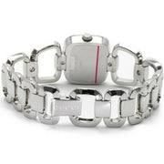  Shop Authentic Gucci G Diamonds Black Dial Silver Steel Strap Watch For Women - YA125509 - Luxxuri