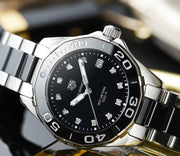  Shop Authentic Tag Heuer Aquaracer Black Dial Watch for Women - WAY131C.BA0913 - Luxxuri