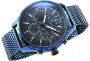  Shop Authentic Tommy Hilfiger Gavin Chronograph Blue Dial Blue Mesh Bracelet Watch for Men - 1791471 - Luxxuri