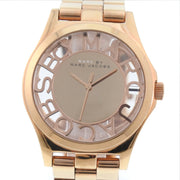  Shop Authentic Marc Jacobs Henry Rose Gold Dial Rose Gold Steel Strap Watch for Women - MBM3207 - Luxxuri