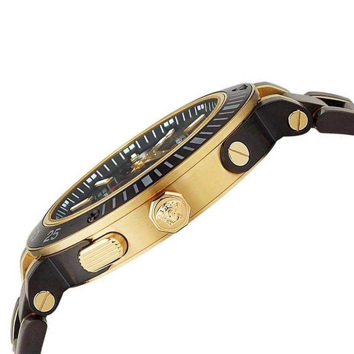  Shop Authentic Versace V Extreme Pro Two Tone Dial Stainless Steel Strap Watch for Men - VCN040017 - Luxxuri