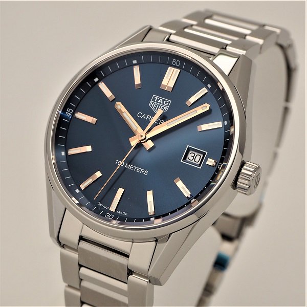  Shop Authentic Tag Heuer Carrera Quartz Blue Dial Silver Steel Strap Watch for Women - WAR1112.BA0601 - Luxxuri