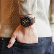  Shop Authentic Fossil Machine Flight Chronograph Brown Dial Brown Leather Strap Watch for Men - FS4656 - Luxxuri