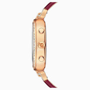  Shop Authentic Swarovski Era Journey Red Dial Red Leather Strap Watch for Women - 5416701 - Luxxuri