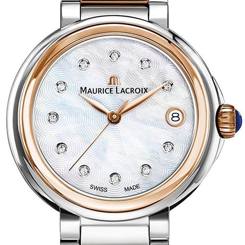  Shop Authentic Maurice Lacroix Fiaba Mother of Pearl Dial Two Tone Steel Strap Watch for Women - FA1007-PVP13-170-1 - Luxxuri