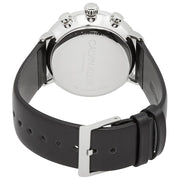 Shop Authentic Calvin Klein Evan Black Dial Black Leather Strap Watch for Men - K7B211CZ - Luxxuri