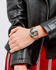  Shop Authentic Michael Kors Portia Black Dial Gold Steel Strap Watch for Women - MK3788 - Luxxuri