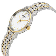  Shop Authentic Tissot T Classic Everytime Small White Dial Two Tone Mesh Bracelet Watch For Women - T109.210.22.031.00 - Luxxuri