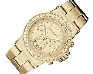  Shop Authentic Michael Kors Dylan Quartz Gold Dial Gold Steel Strap Watch For Women - MK5861 - Luxxuri