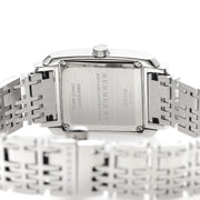  Shop Authentic Burberry Nova Check Square White Dial Silver Steel Strap Watch for Women - BU1572 - Luxxuri