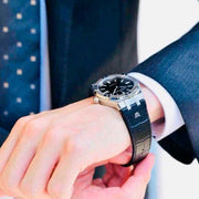  Shop Authentic Maurice Lacroix Aikon Date Automatic Black Dial Black Leather Strap Watch For Men - AI6008-SS001-330-1 - Luxxuri
