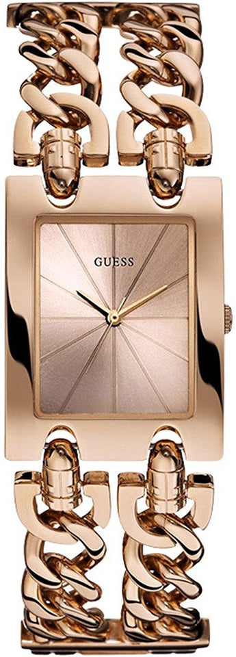  Shop Authentic Guess Mod Heavy Metal Rose Gold Dial Rose Gold Steel Strap Watch For Women - W1117L3 - Luxxuri