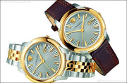  Shop Authentic Versace V-Urban Quartz Grey Dial Brown Leather Strap Watch for Men - VELQ00219 - Luxxuri