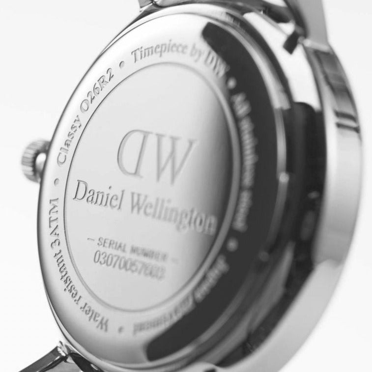  Shop Authentic Daniel Wellington Classy Bristol White Dial Brown Leather Strap Watch For Women - DW00100070 - Luxxuri