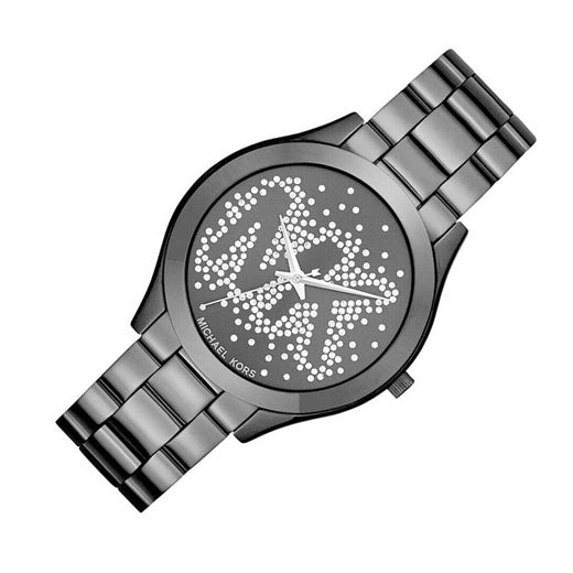  Shop Authentic Michael Kors Slim Runway Black Dial Black Steel Strap Watch for Women - MK3589 - Luxxuri