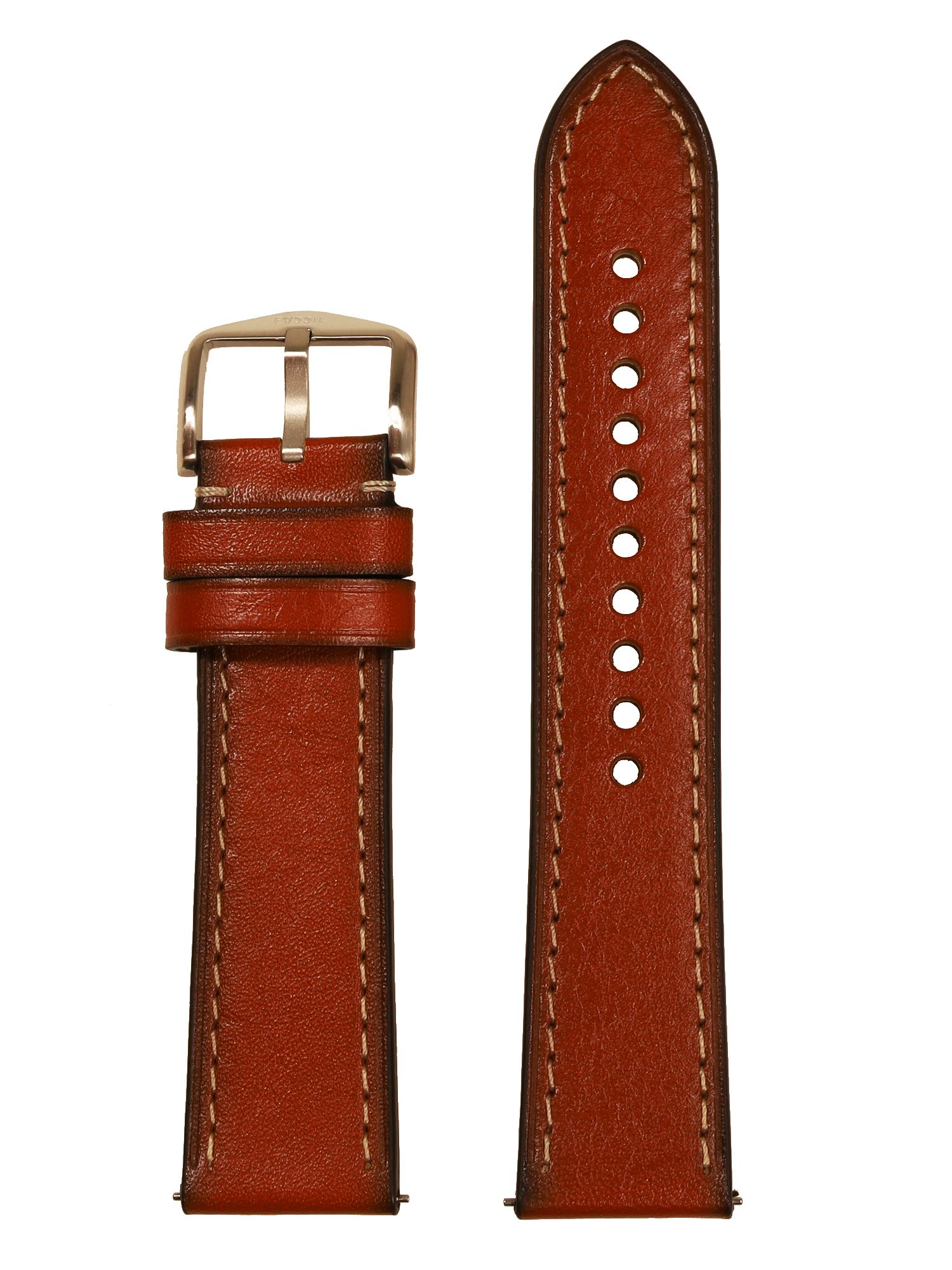  Shop Authentic Fossil Garrett Chronograph Blue Dial Brown Leather Strap Watch for Men - FS5625 - Luxxuri