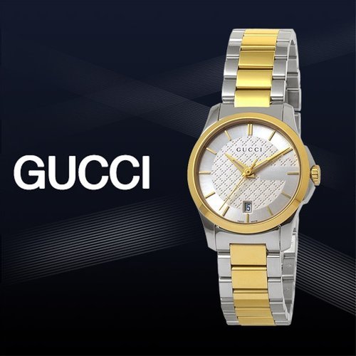  Shop Authentic Gucci G Timeless Silver Dial Two Tone Steel Strap Watch For Women - YA126563 - Luxxuri