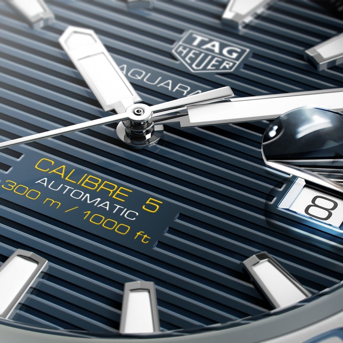  Shop Authentic Tag Heuer Aquaracer Calibre 5 Automatic Blue Dial Silver Steel Strap Watch for Men - WAY2012.BA0927 - Luxxuri