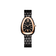  Shop Authentic Bvlgari Serpenti Seduttori Black Dial Black Steel Strap Watch for Women - SERPENTI103704 - Luxxuri