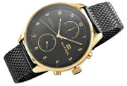  Shop Authentic Tommy Hilfiger Chase Quartz Black Dial Black Mesh Bracelet Watch for Men - 1791580 - Luxxuri
