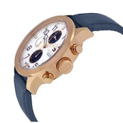  Shop Authentic Tommy Hilfiger Trent Quartz White Dial Blue Leather Strap Watch for Men - 1791139 - Luxxuri